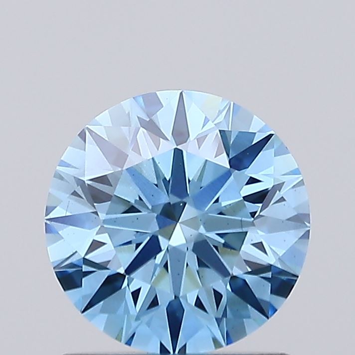 1.2ct Fancy Vivid Blue ROUND Lab-Grown Diamond | IGI Certified