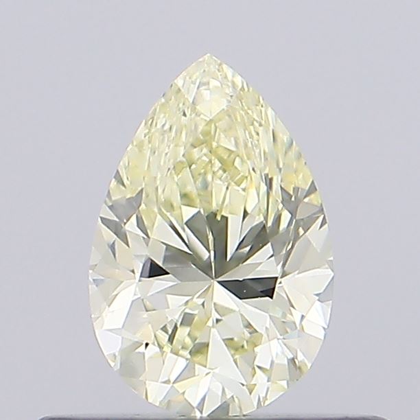 0.43ct Fancy Light Yellow Pear Lab-Grown Diamond | IGI Certified
