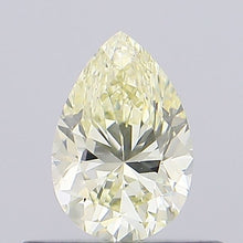0.43ct Fancy Light Yellow Pear Lab-Grown Diamond | IGI Certified