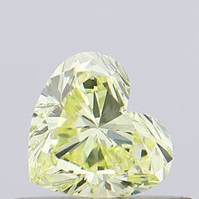 0.46ct Fancy Light Yellow Heart Lab-Grown Diamond | IGI Certified