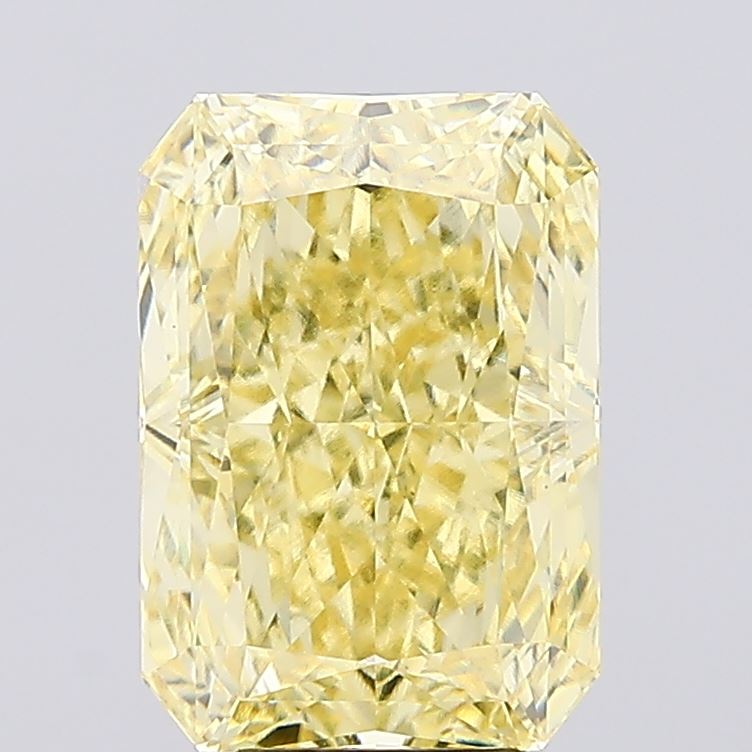 6.03ct Radiant Fancy Intense Yellow VS1 Lab-Grown Diamond