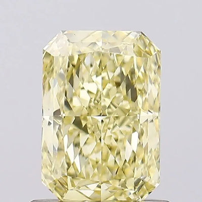 1.07ct Radiant Fancy Yellow VVS2 Lab-Grown Diamond