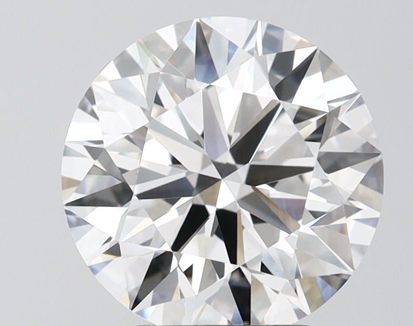 3.53ct Round F VVS2 Lab-Grown Diamond