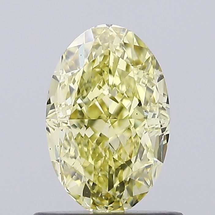 1.01ct Fancy Yellow Oval Lab-Grown Diamond | IGI Certified