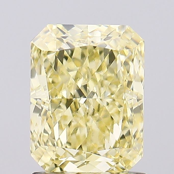 1.71ct Radiant Fancy Yellow VVS2 Lab-Grown Diamond