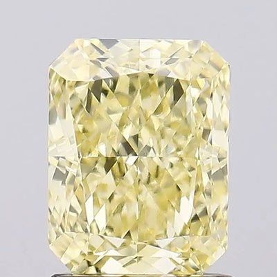 1.71ct Radiant Fancy Yellow VVS2 Lab-Grown Diamond