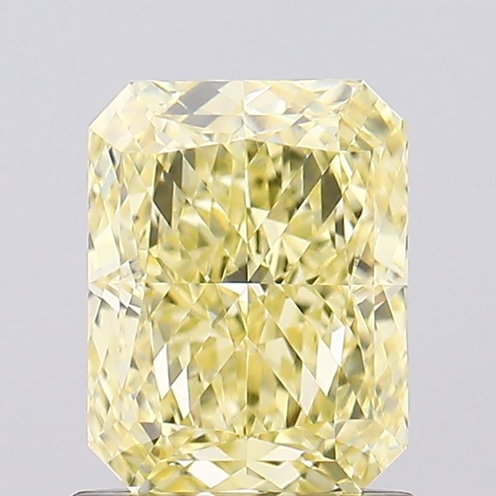 1.28ct Radiant Fancy Intense Yellow VVS2 Lab-Grown Diamond