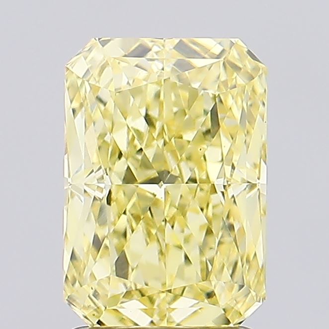 2.39ct Radiant Fancy Yellow VS1 Lab-Grown Diamond