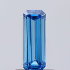 0.57ct Fancy Vivid Blue Emerald Lab-Grown Diamond | IGI Certified
