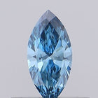 0.22ct Fancy Vivid Blue Marquise Lab-Grown Diamond | IGI Certified