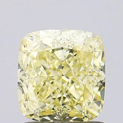 1.52ct Cushion Fancy Yellow VS1 Lab-Grown Diamond