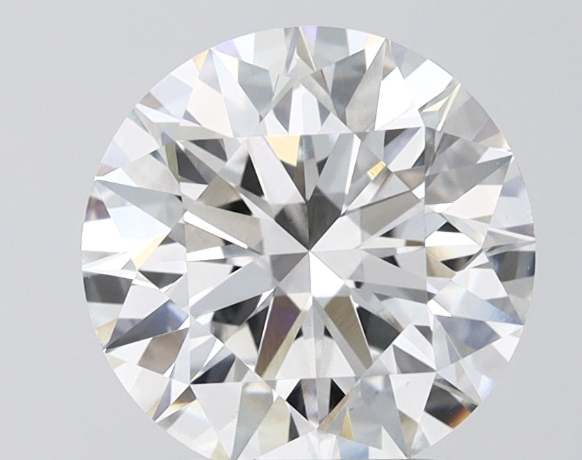 3.26ct Round F VVS2 Lab-Grown Diamond