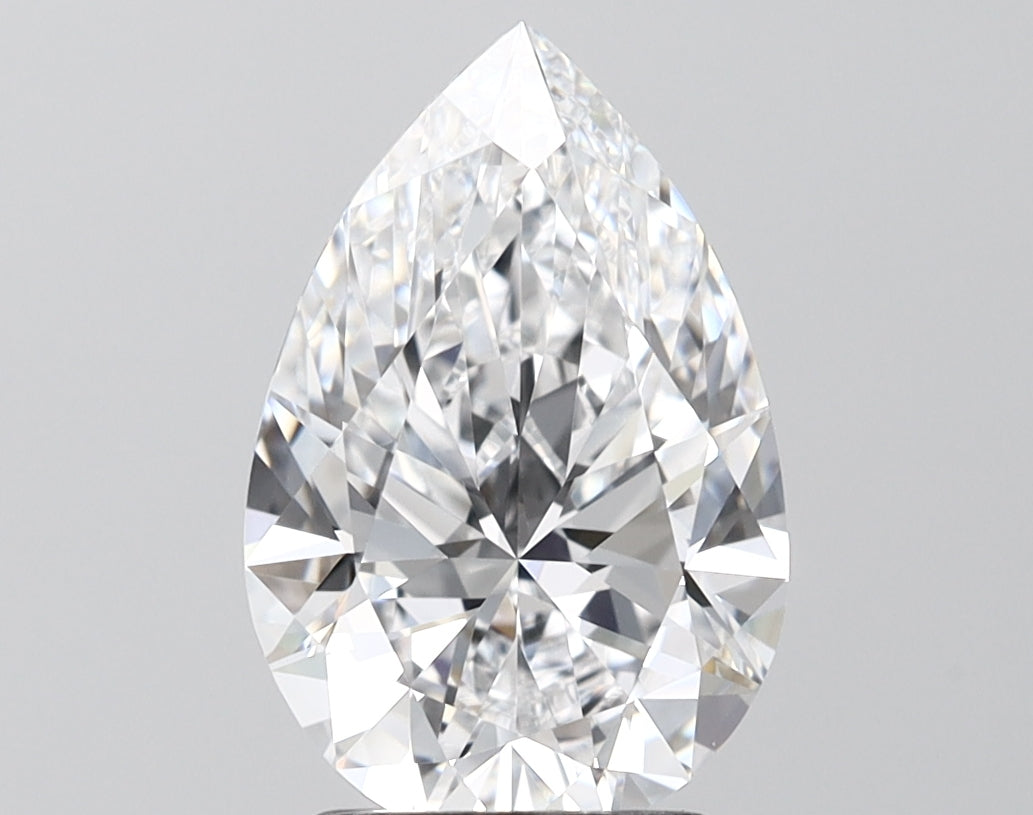 2.68ct Pear D VVS2 Lab-Grown Diamond