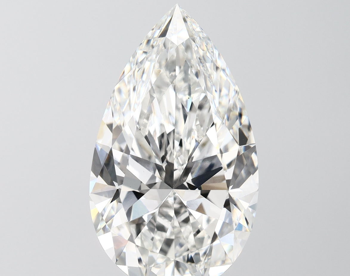 9.54ct Pear F VVS2 Lab-Grown Diamond