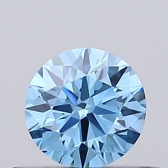 0.29ct Fancy Vivid Blue ROUND Lab-Grown Diamond | IGI Certified