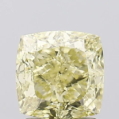 2.08ct Cushion Fancy Yellow VVS2 Lab-Grown Diamond