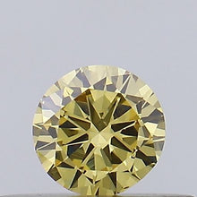 0.22ct Fancy Intense Yellow ROUND Lab-Grown Diamond | IGI Certified