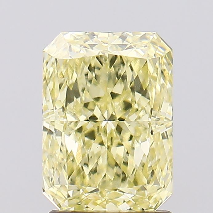 2.06ct Radiant Fancy Intense Yellow VVS2 Lab-Grown Diamond
