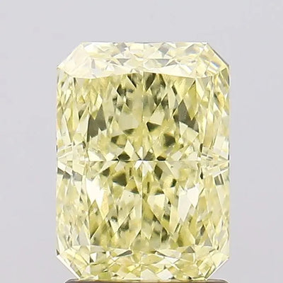 2.06ct Radiant Fancy Intense Yellow VVS2 Lab-Grown Diamond