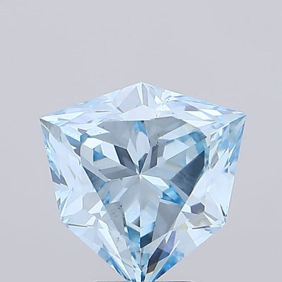 3.09ct Fancy Intense Blue SHIELD Lab-Grown Diamond | IGI Certified