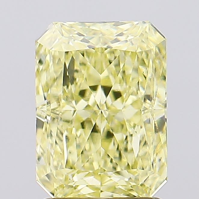 2.11ct Radiant Fancy Intense Yellow VS1 Lab-Grown Diamond