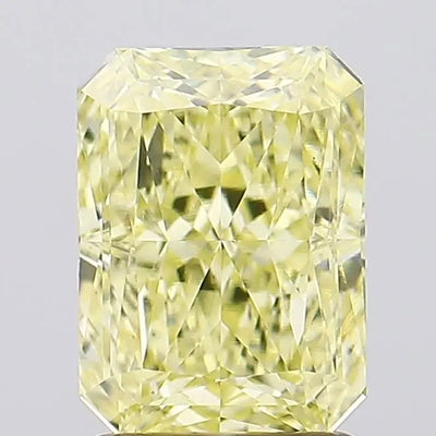 2.11ct Radiant Fancy Intense Yellow VS1 Lab-Grown Diamond