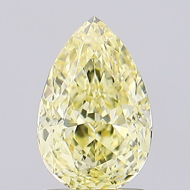 1.51ct Pear Fancy Intense Yellow VS1 Lab-Grown Diamond