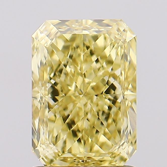 1.60ct Radiant Fancy Intense Yellow VS1 Lab-Grown Diamond