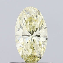 0.46ct Fancy Yellow Oval Lab-Grown Diamond | IGI Certified