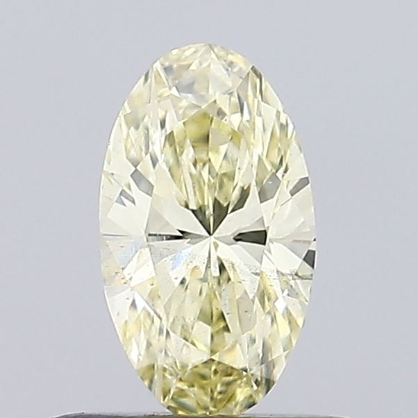 0.46ct Fancy Yellow Oval Lab-Grown Diamond | IGI Certified
