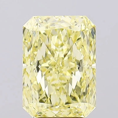 4.90ct Radiant Fancy Intense Yellow VVS2 Lab-Grown Diamond