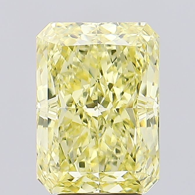 5.03ct Radiant Fancy Intense Yellow VS1 Lab-Grown Diamond