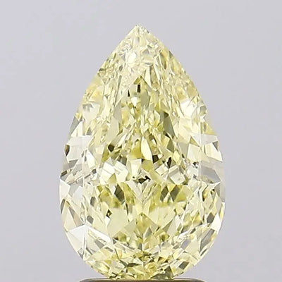 2.58ct Pear Fancy Intense Yellow VVS2 Lab-Grown Diamond