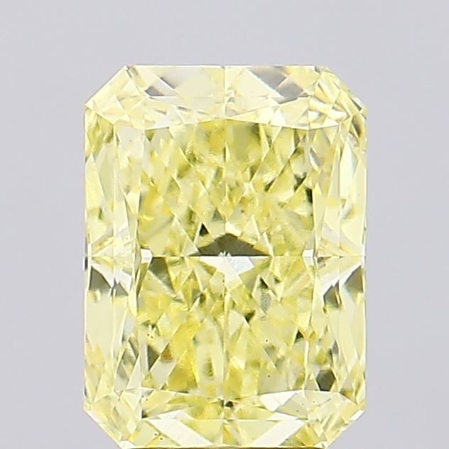4.02ct Radiant Fancy Intense Yellow VS1 Lab-Grown Diamond