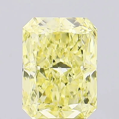 4.02ct Radiant Fancy Intense Yellow VS1 Lab-Grown Diamond