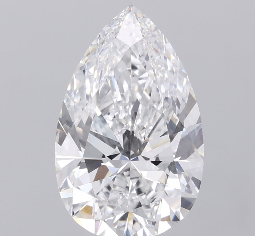 3.75ct Pear D VVS2 Lab-Grown Diamond