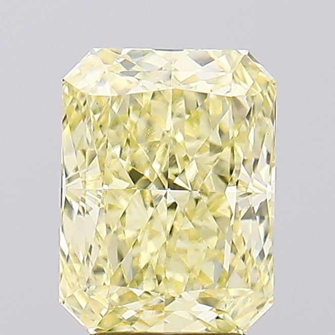 3.68ct Radiant Fancy Yellow VVS2 Lab-Grown Diamond