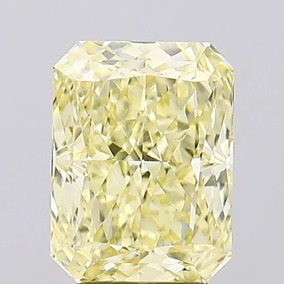 3.68ct Radiant Fancy Yellow VVS2 Lab-Grown Diamond
