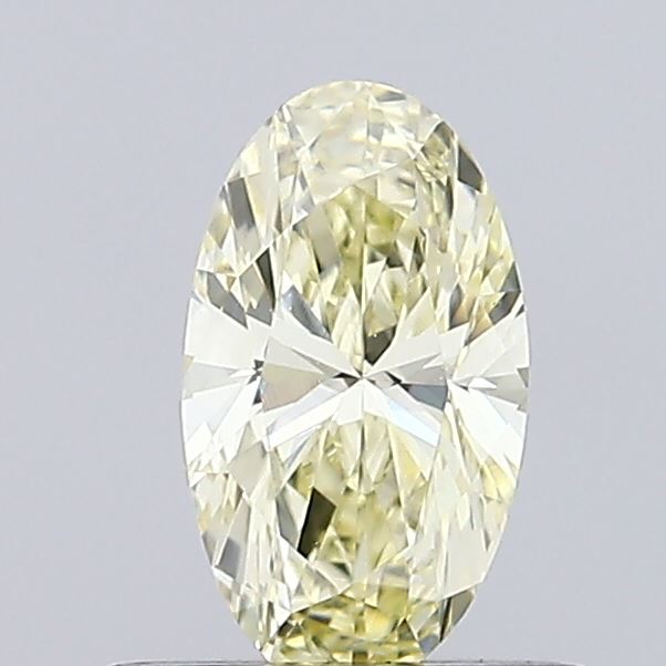 0.47ct Fancy Yellow Oval Lab-Grown Diamond | IGI Certified