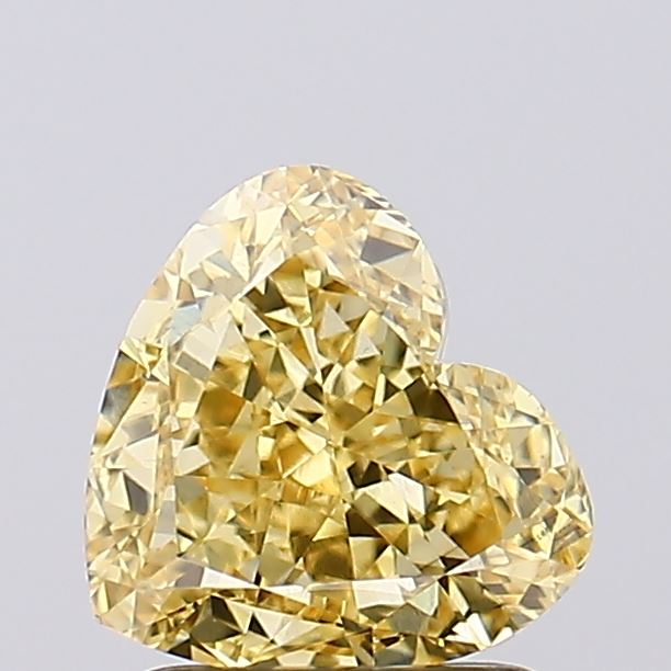 1.44ct Round Fancy Vivid Yellow VS1 Lab-Grown Diamond