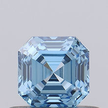 0.52ct Fancy Vivid Blue Asscher Lab-Grown Diamond | IGI Certified