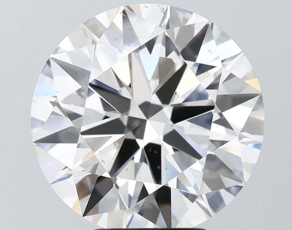 6.03ct F VVS2 Round Brilliant CVD Diamond