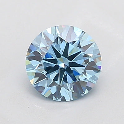 1.52ct Blue Round Lab-Grown Diamond IGI 797664125
