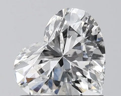 0.86ct Heart D VVS2 Lab-Grown Diamond
