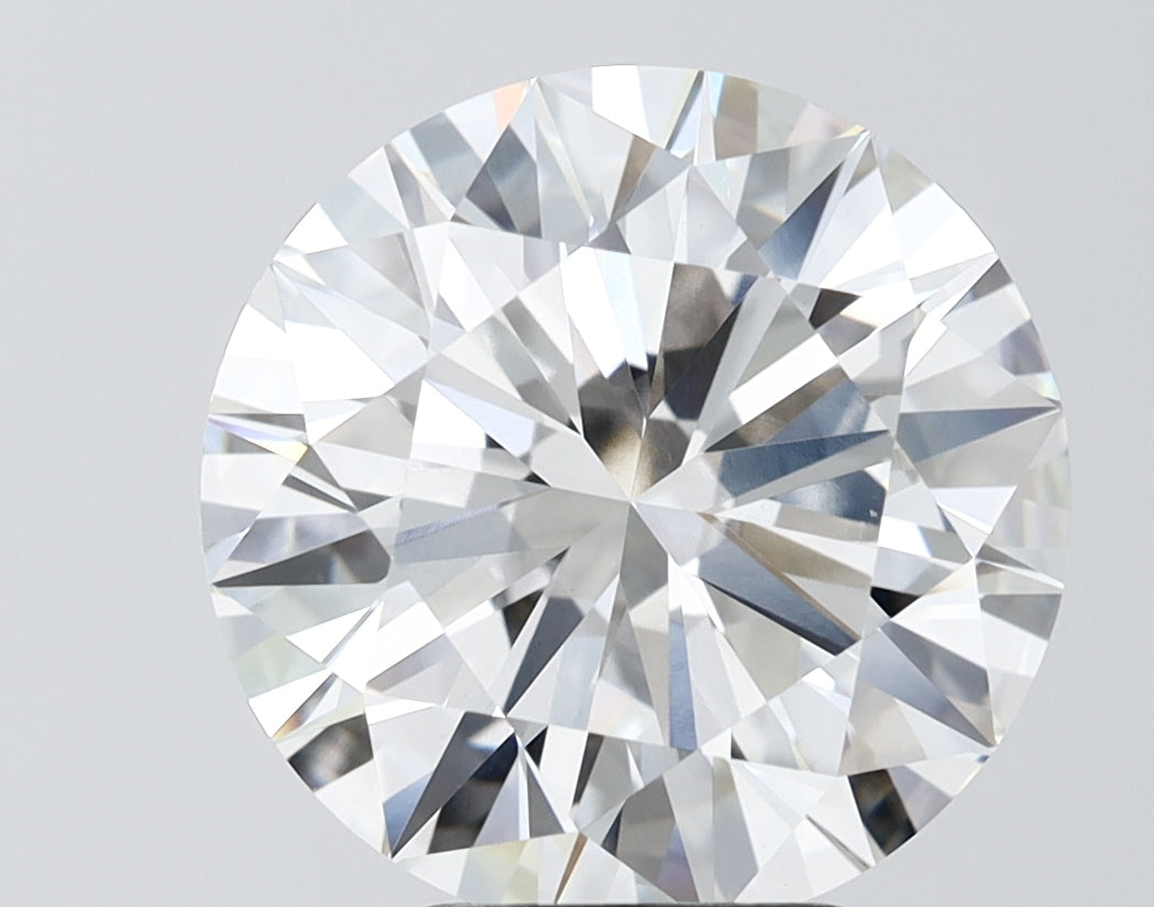 5.77ct Round F VVS2 Lab-Grown Diamond
