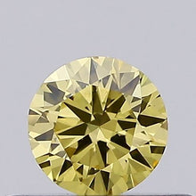 0.26ct Fancy Intense Yellow ROUND Lab-Grown Diamond | IGI Certified