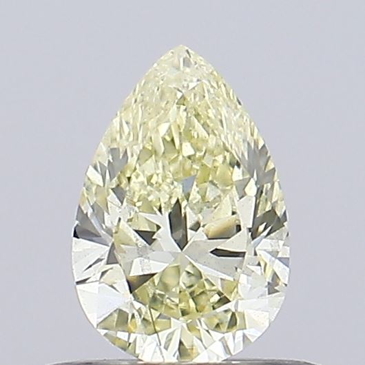 0.38ct Fancy Yellow Pear Lab-Grown Diamond | IGI Certified
