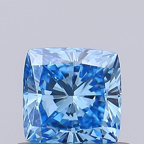 0.5ct Fancy Vivid Blue CUSHION Lab-Grown Diamond | IGI Certified