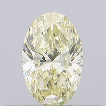 0.32ct Fancy Light Yellow Oval Lab-Grown Diamond | IGI Certified