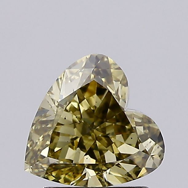1.59ct Fancy Light Yellow Heart Lab-Grown Diamond | IGI Certified